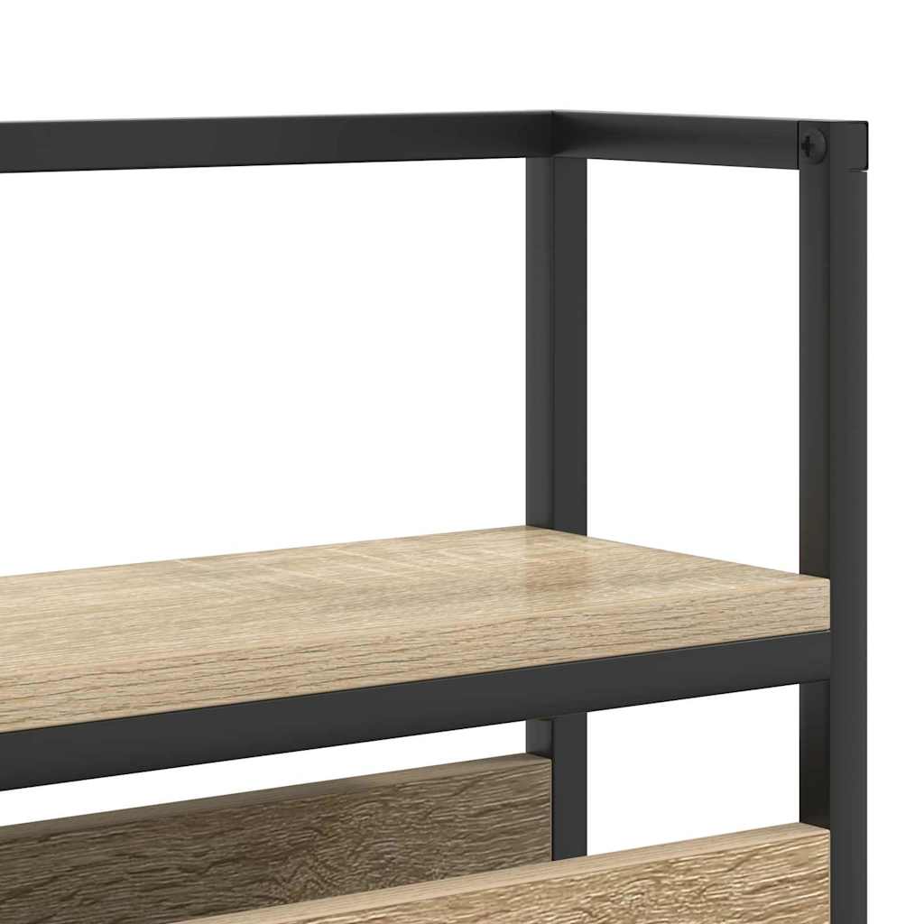 Tête de lit de rangement Chêne sonoma 100 cm Bois d'ingénierie