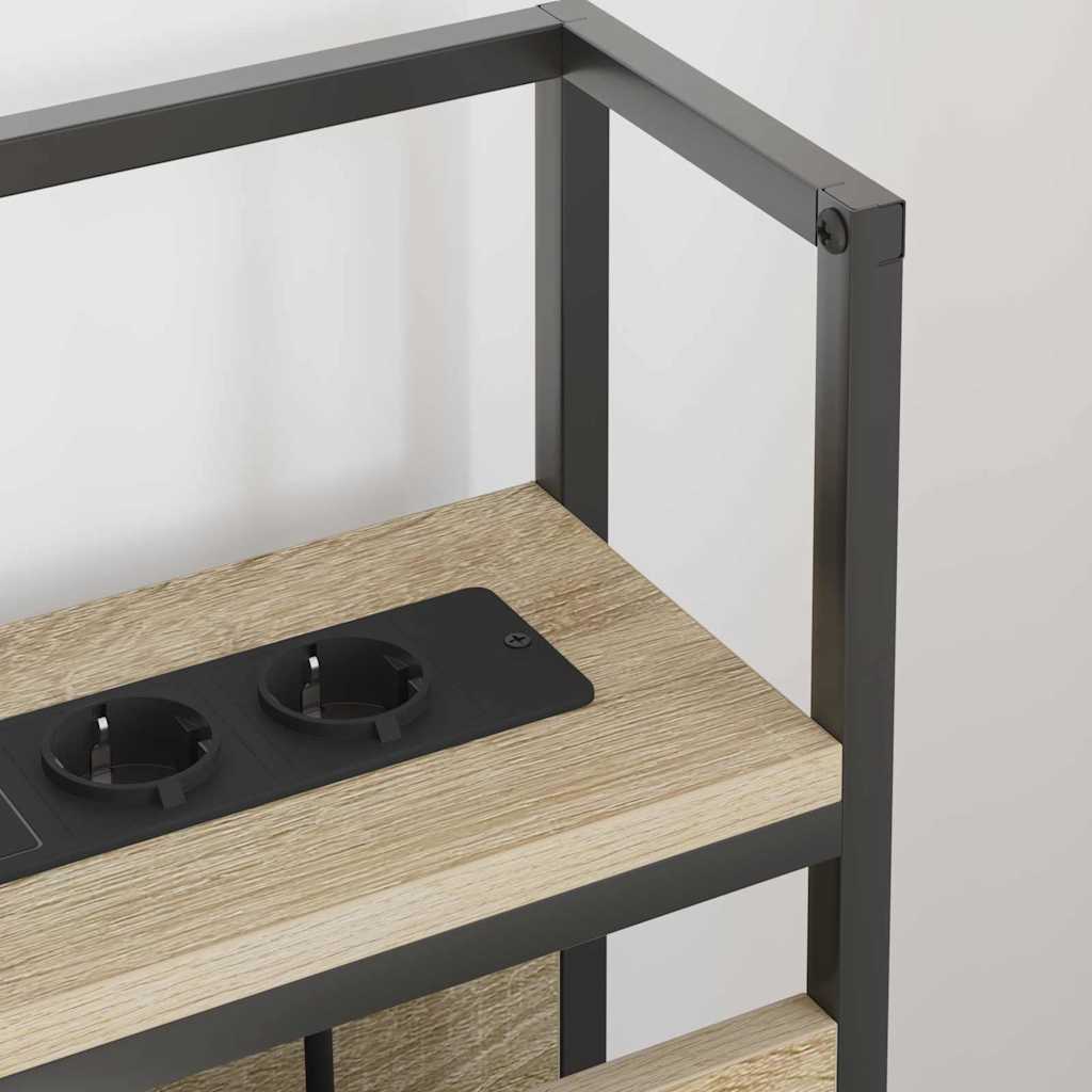 Tête de lit de rangement Chêne sonoma 100 cm Bois d'ingénierie