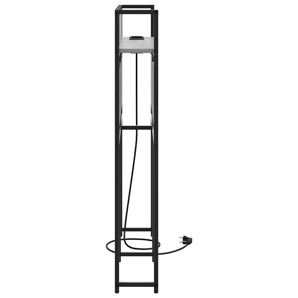 Tête de lit de rangement Sonoma gris 100 cm Bois d'ingénierie - XIOS