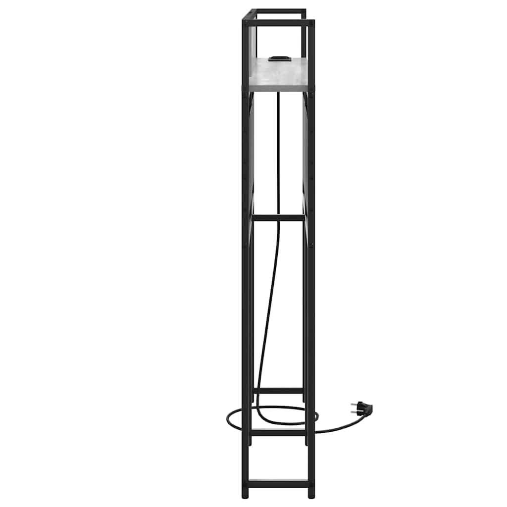 Tête de lit de rangement Sonoma gris 120 cm Bois d'ingénierie - XIOS