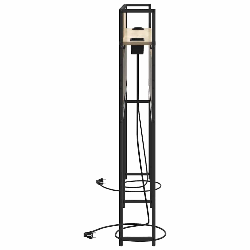 Tête de lit de rangement Chêne sonoma 140 cm Bois d'ingénierie