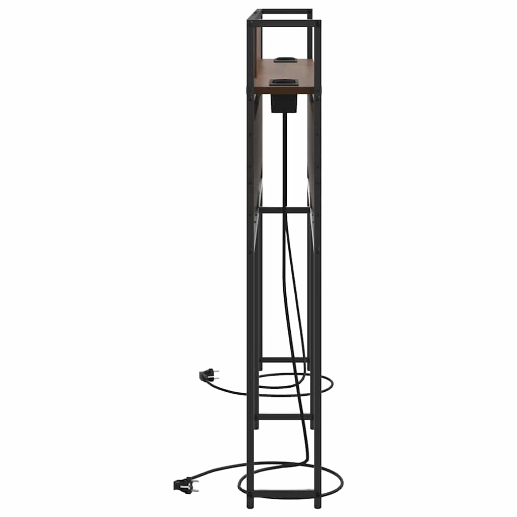 Tête de lit de rangement Chêne marron 150 cm Bois d'ingénierie - XIOS