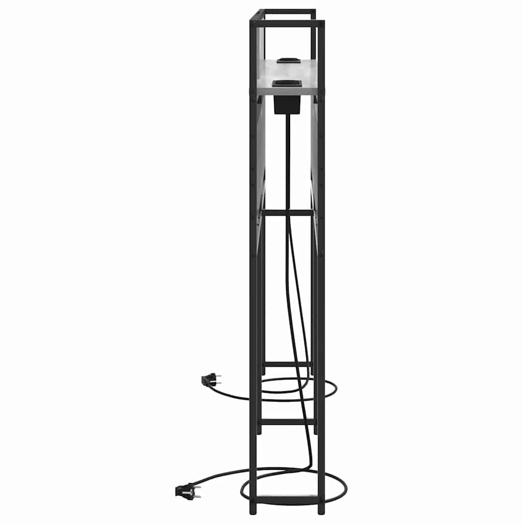 Tête de lit de rangement Sonoma gris 160 cm Bois d'ingénierie - XIOS