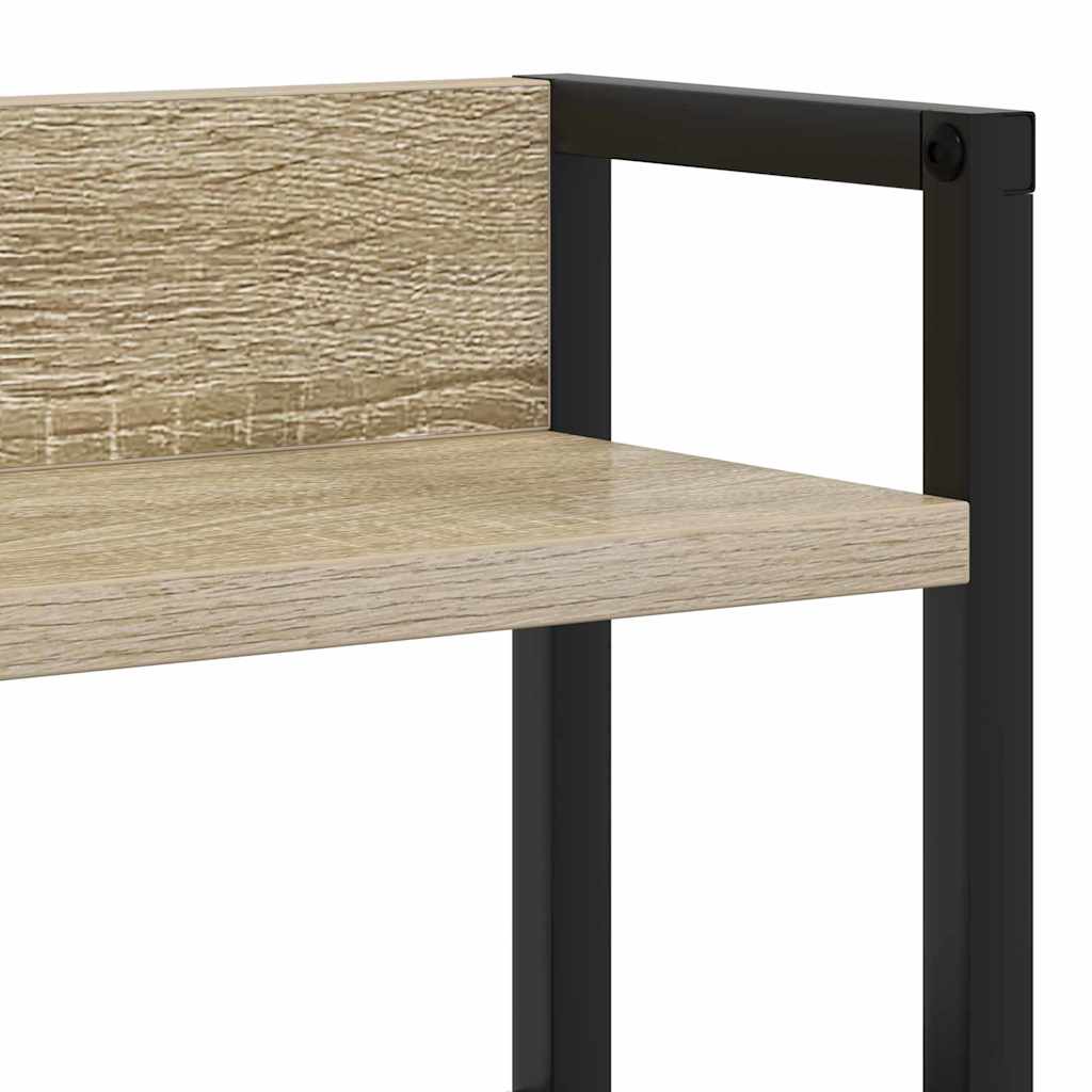 Tête de lit avec étagère Chêne sonoma 75 cm Bois d'ingénierie