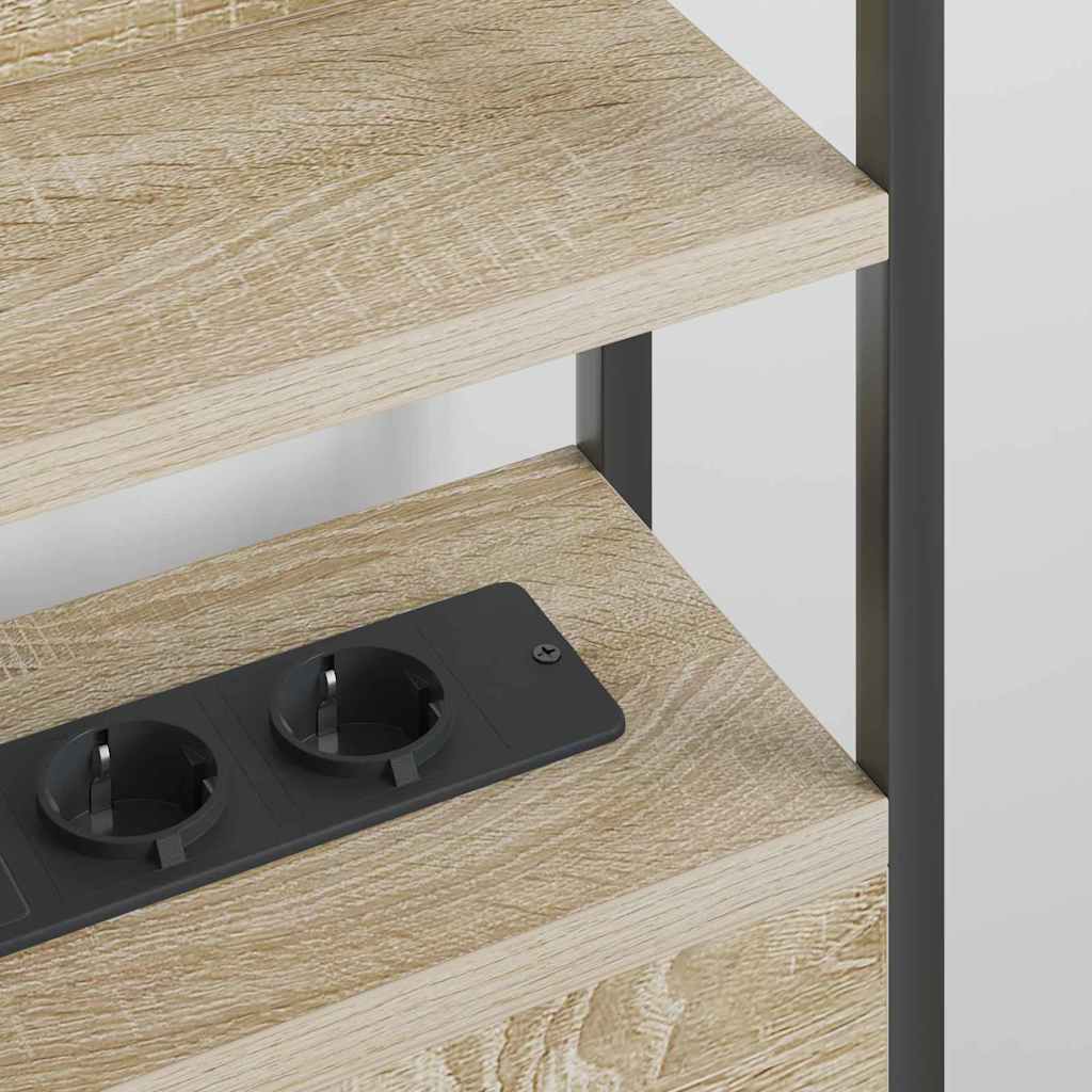 Tête de lit avec étagère Chêne sonoma 75 cm Bois d'ingénierie