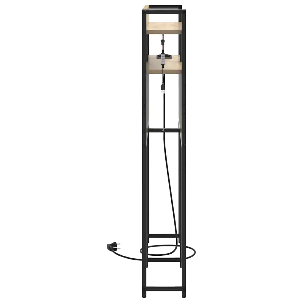 Tête de lit avec étagère Chêne sonoma 75 cm Bois d'ingénierie