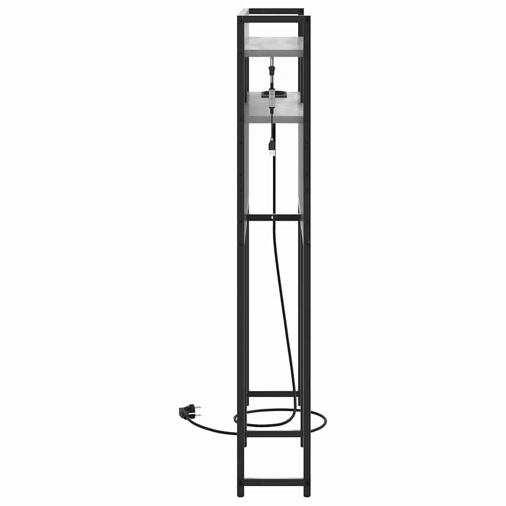 Tête de lit avec étagère Sonoma gris 90 cm Bois d'ingénierie - XIOS