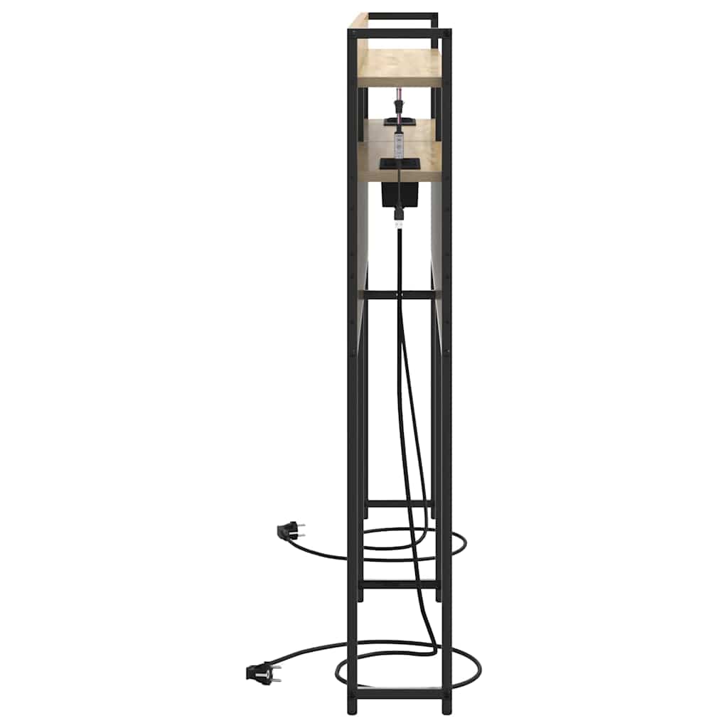 Tête de lit avec étagère Chêne sonoma 140 cm Bois d'ingénierie - XIOS