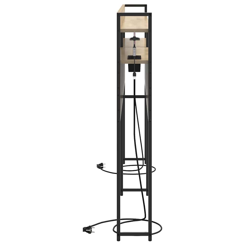 Tête de lit avec étagère Chêne sonoma 180 cm Bois d'ingénierie - XIOS