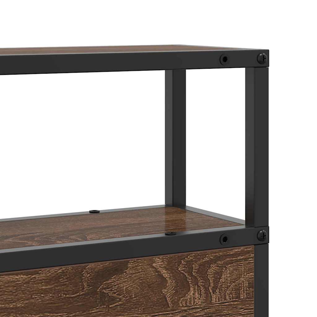 Tête de lit de rangement Chêne marron 75 cm Bois d'ingénierie - XIOS