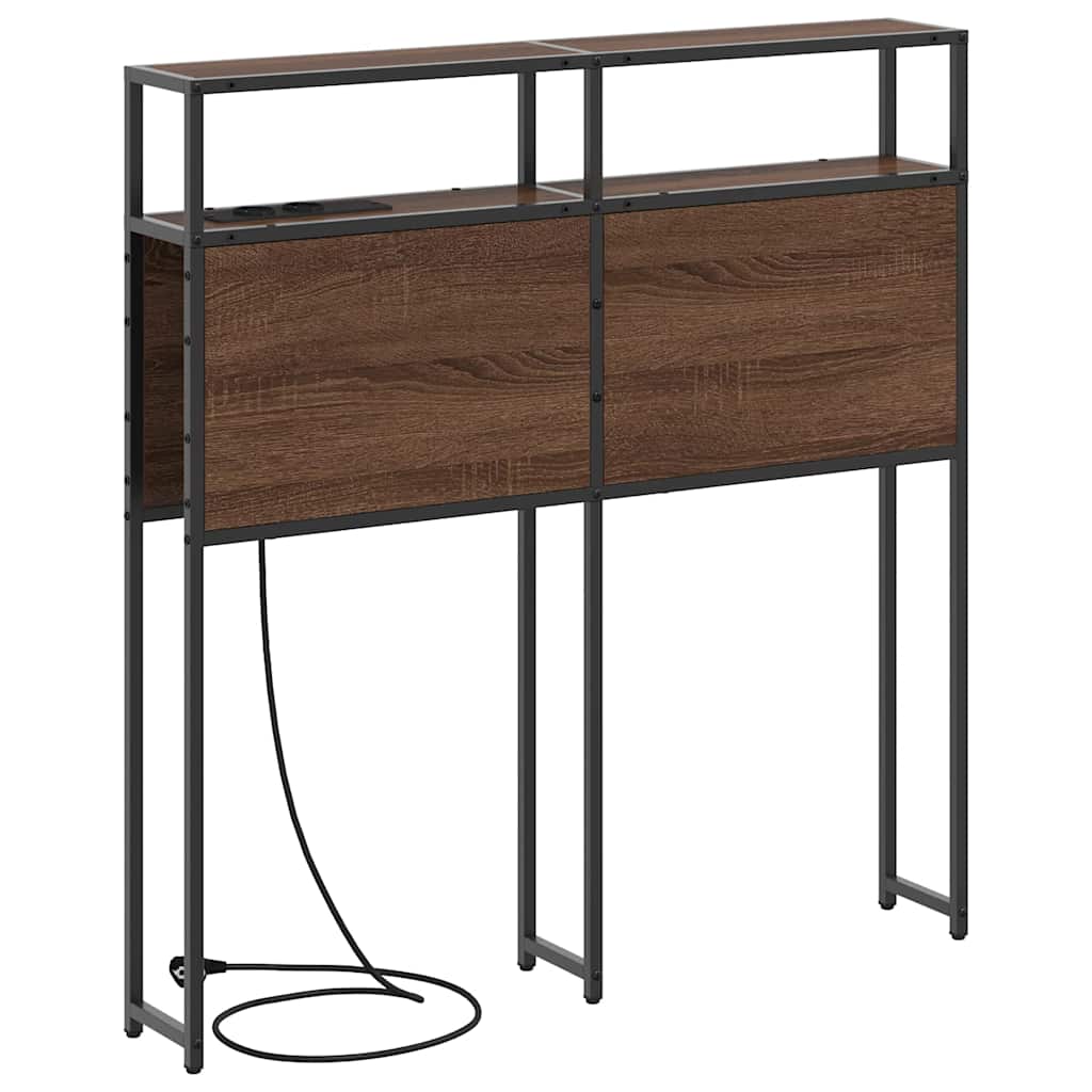 Tête de lit de rangement Chêne marron 75 cm Bois d'ingénierie - XIOS