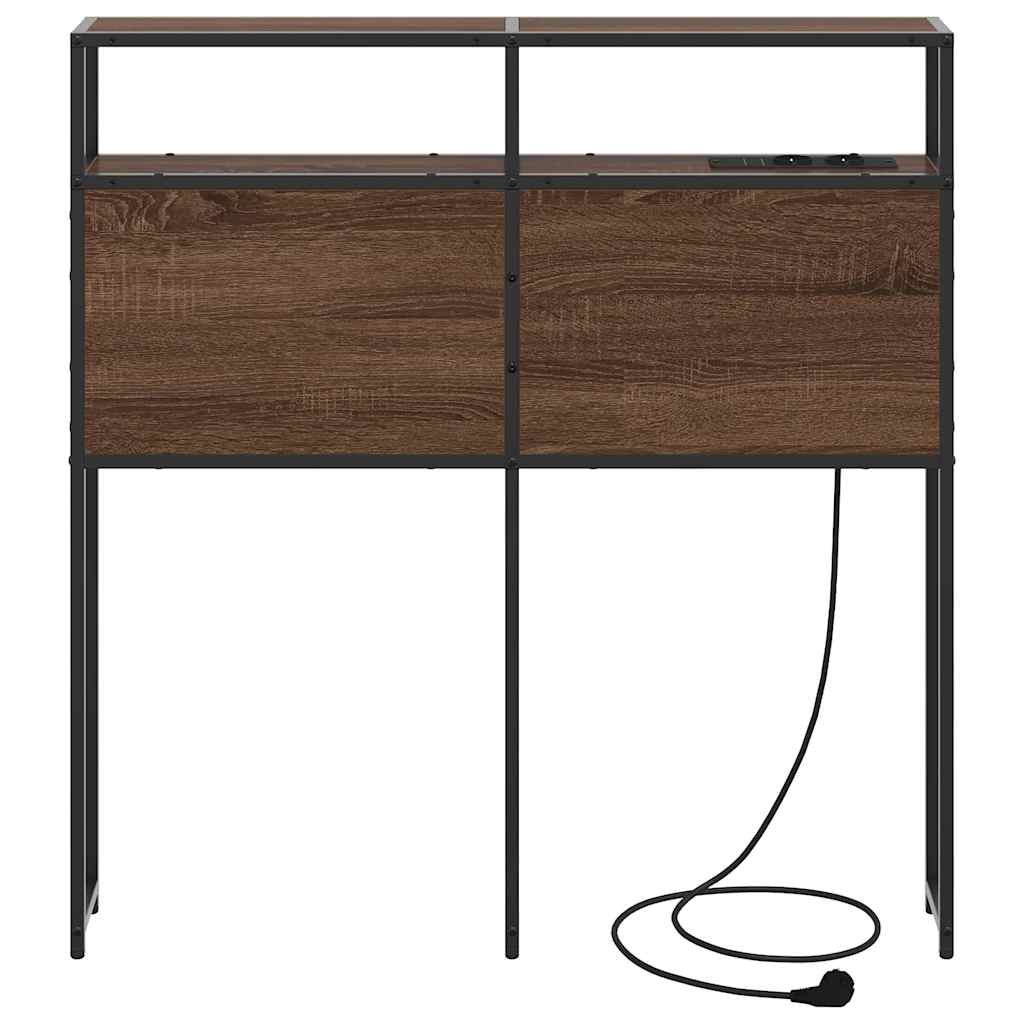Tête de lit de rangement Chêne marron 75 cm Bois d'ingénierie - XIOS