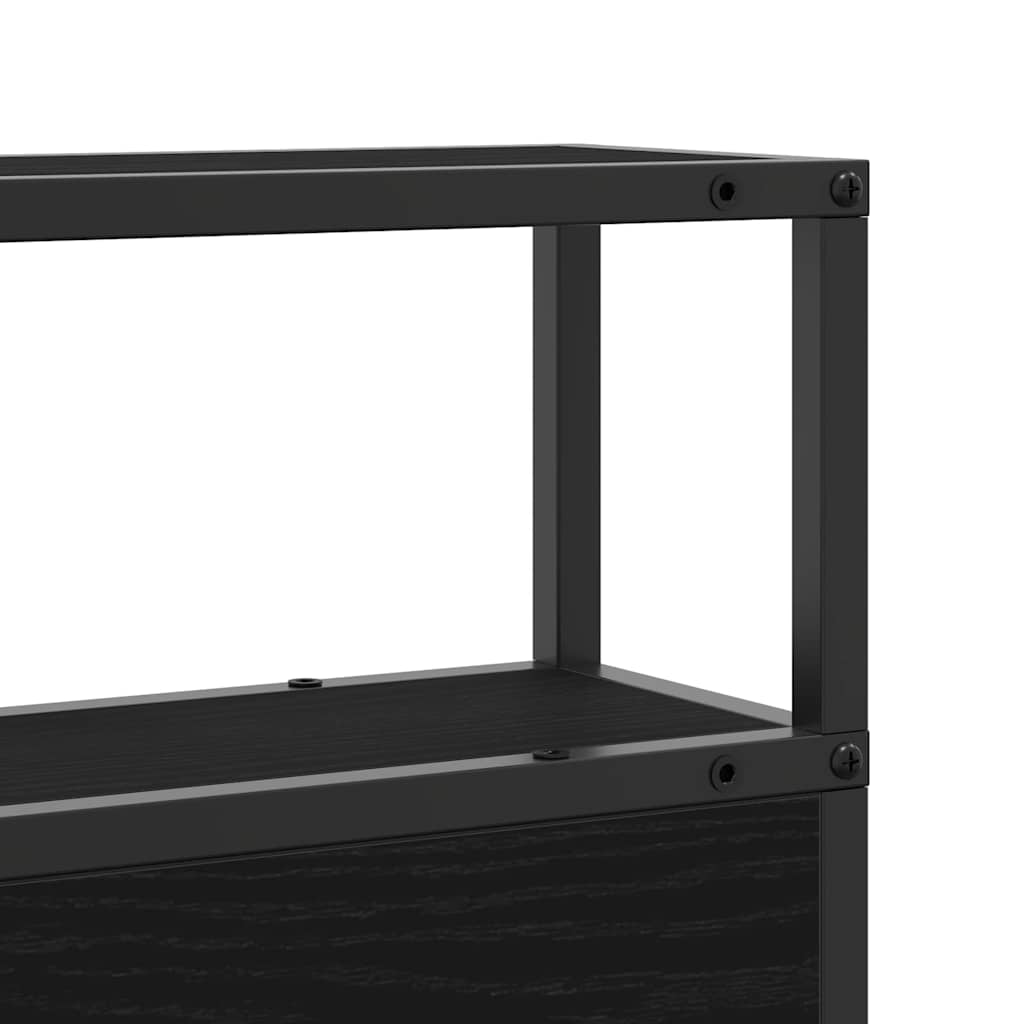 Tête de lit de rangement Chêne noir 90 cm Bois d'ingénierie - XIOS