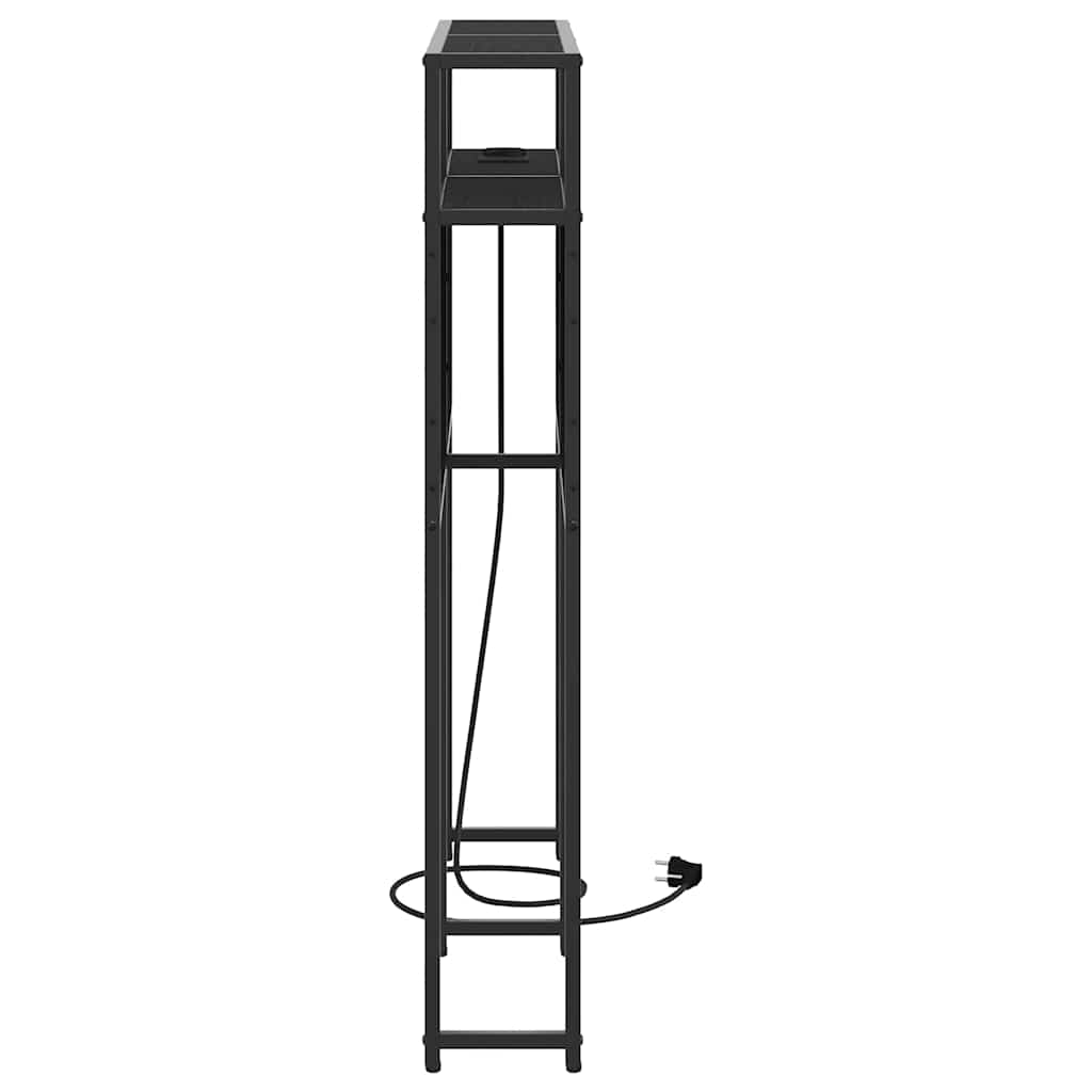 Tête de lit de rangement Chêne noir 90 cm Bois d'ingénierie - XIOS