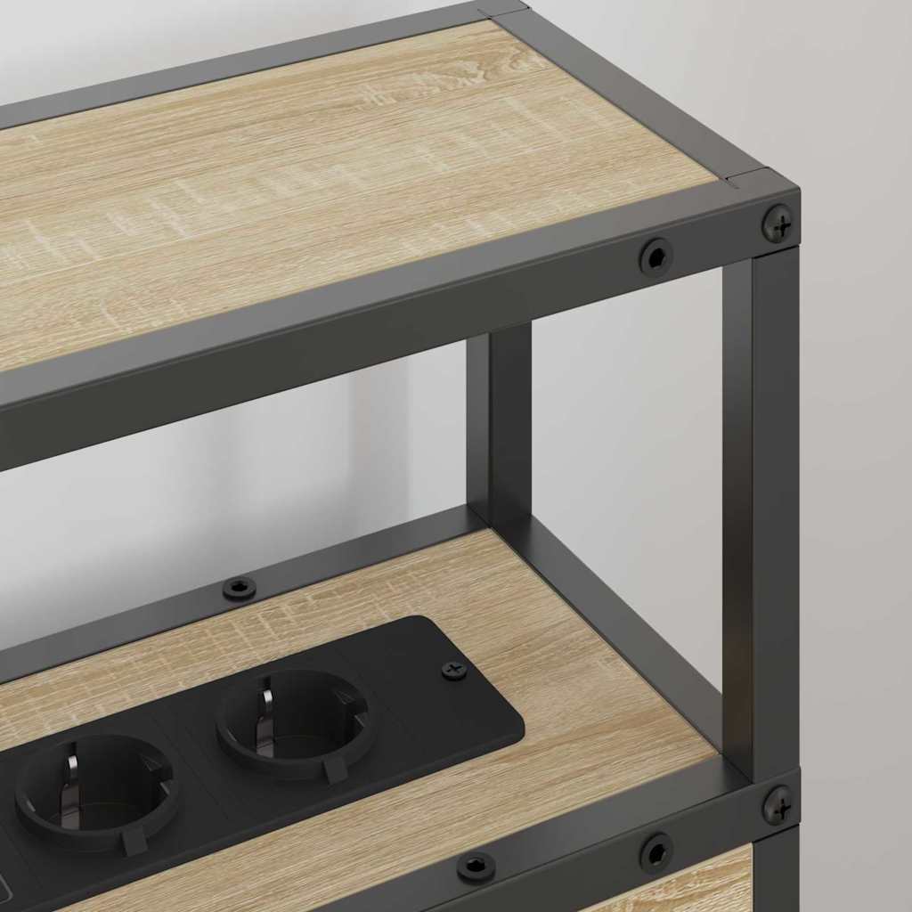 Tête de lit de rangement Chêne sonoma 100 cm Bois d'ingénierie - XIOS