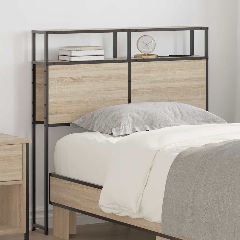 Tête de lit de rangement Chêne sonoma 100 cm Bois d'ingénierie - XIOS