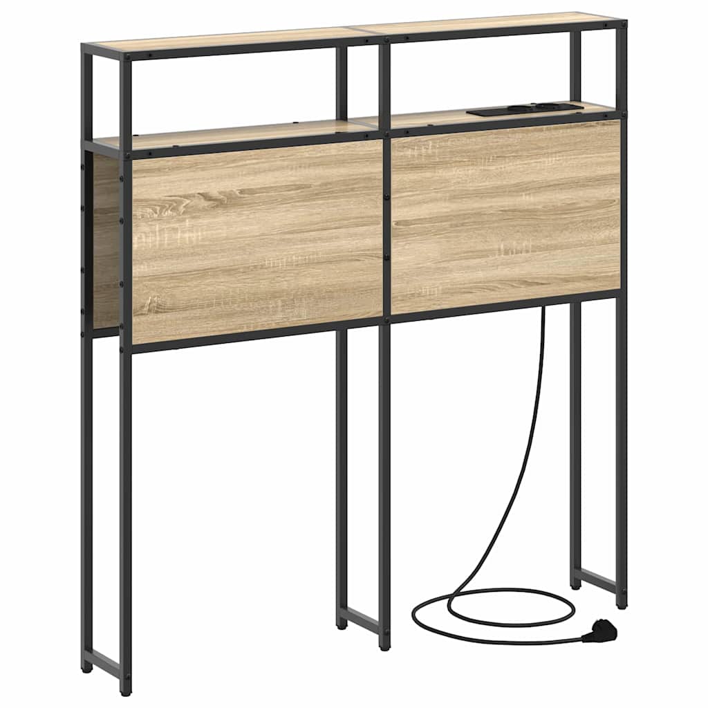 Tête de lit de rangement Chêne sonoma 100 cm Bois d'ingénierie - XIOS