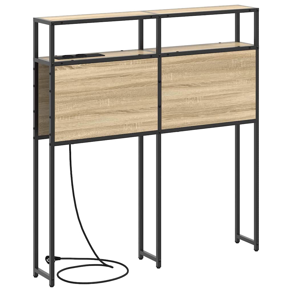 Tête de lit de rangement Chêne sonoma 100 cm Bois d'ingénierie - XIOS