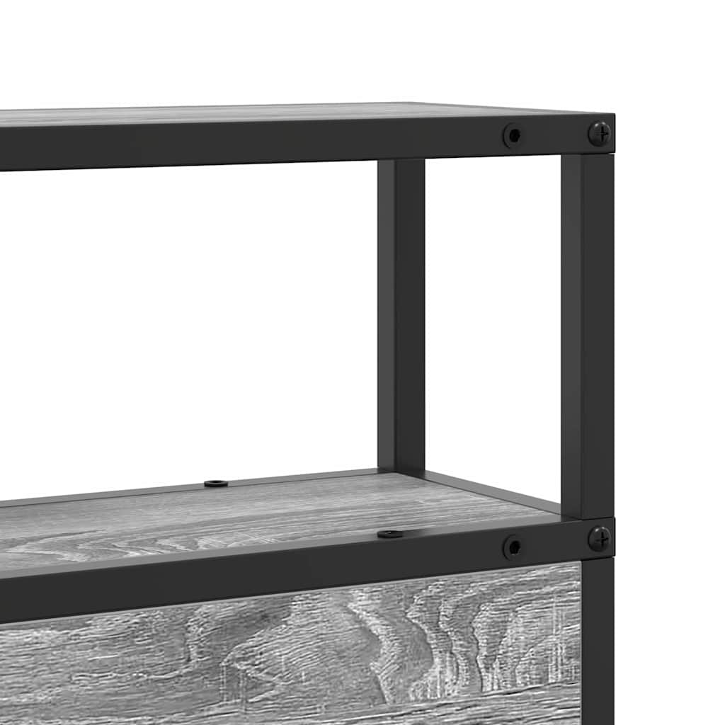 Tête de lit de rangement Sonoma gris 100 cm Bois d'ingénierie