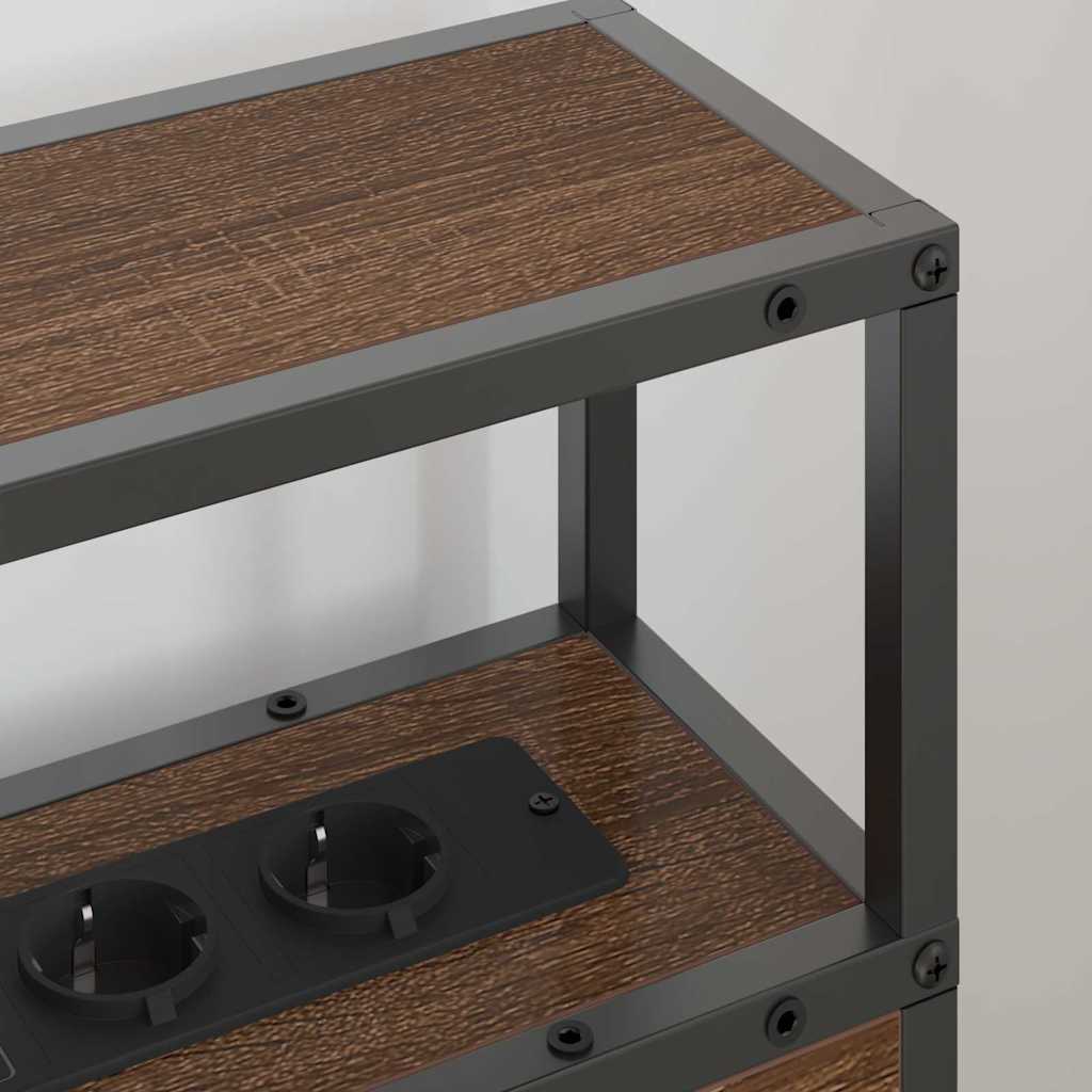 Tête de lit de rangement Chêne marron 100 cm Bois d'ingénierie - XIOS
