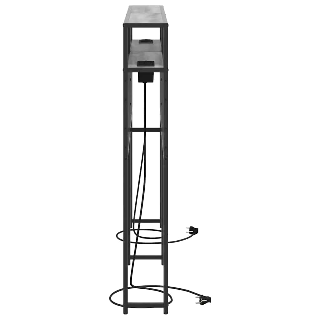 Tête de lit de rangement Sonoma gris 140 cm Bois d'ingénierie