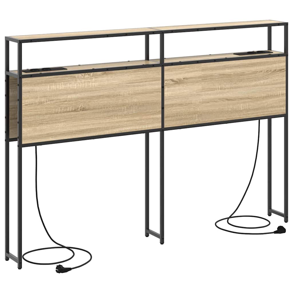 Tête de lit de rangement Chêne sonoma 150 cm Bois d'ingénierie - XIOS