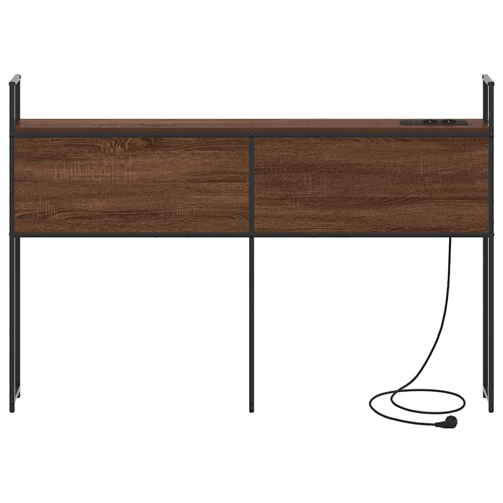 Headboard de Rangement avec Station de Charge Chêne marron - XIOS