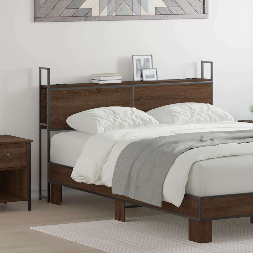 Headboard de Rangement avec Station de Charge Chêne marron - XIOS