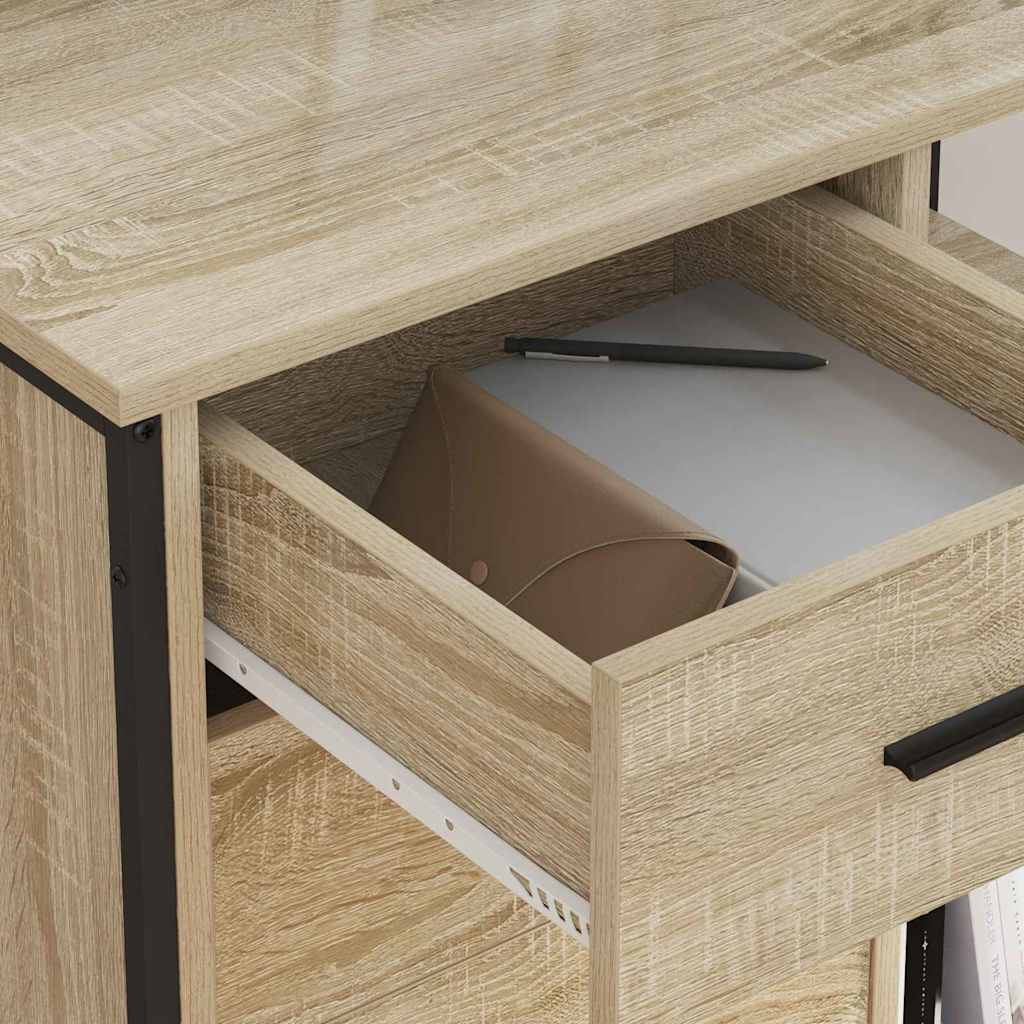 Cabinet de Bureau avec roue Chêne sonoma 76 x 41 x 72 cm - XIOS