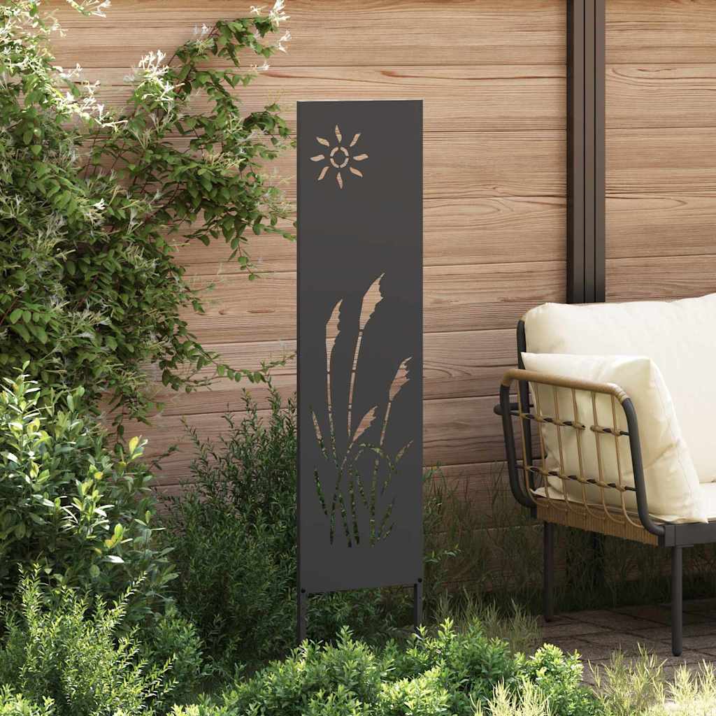 Écran de confidentialité de jardin Fretwork Noir 32 x 140 cm - XIOS