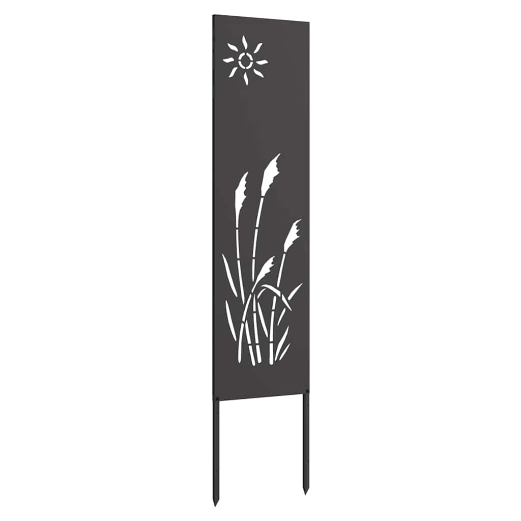 Écran de confidentialité de jardin Fretwork Noir 32 x 140 cm - XIOS