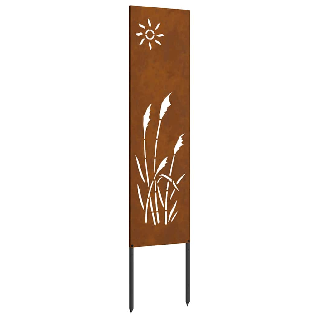 Écran de confidentialité de jardin Fretwork Rouillé 32 x 140 cm - XIOS