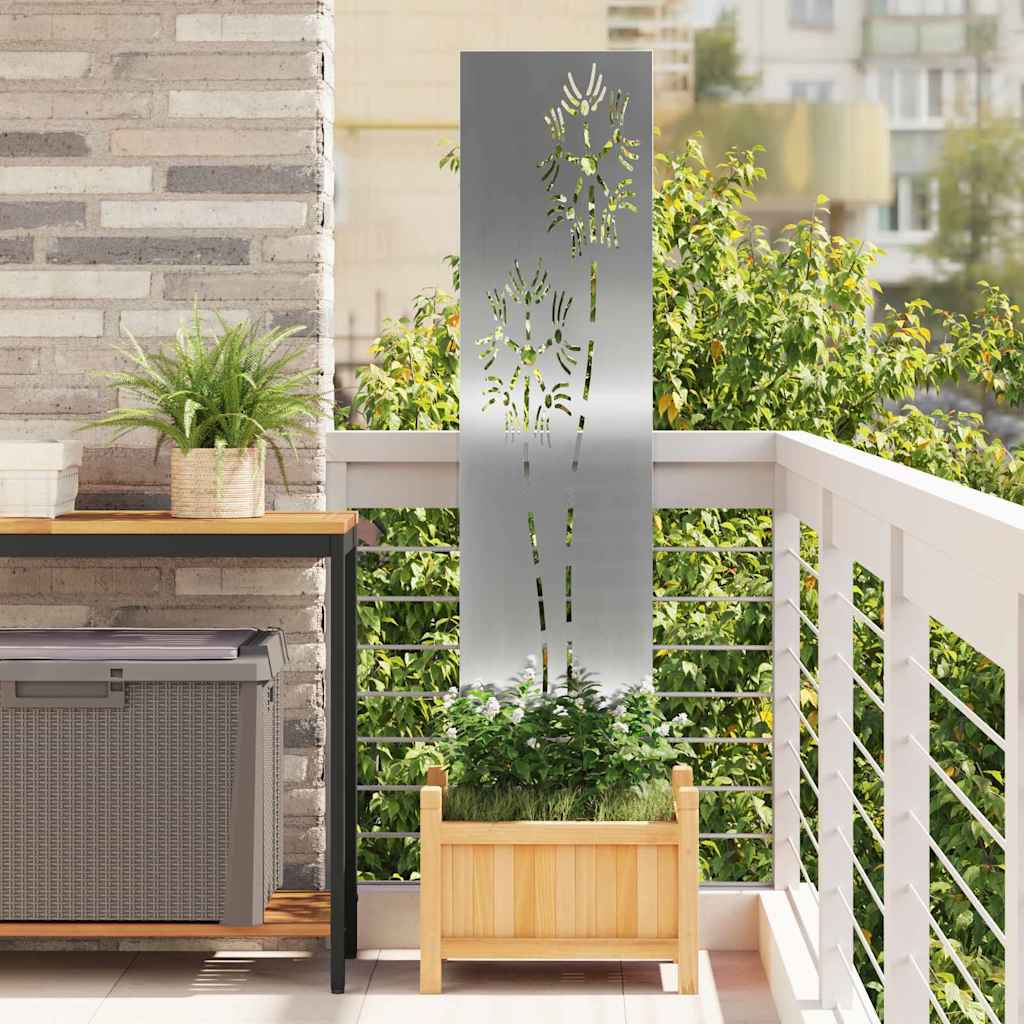 Écran de confidentialité de jardin Fretwork Argent 32 x 140 cm - XIOS