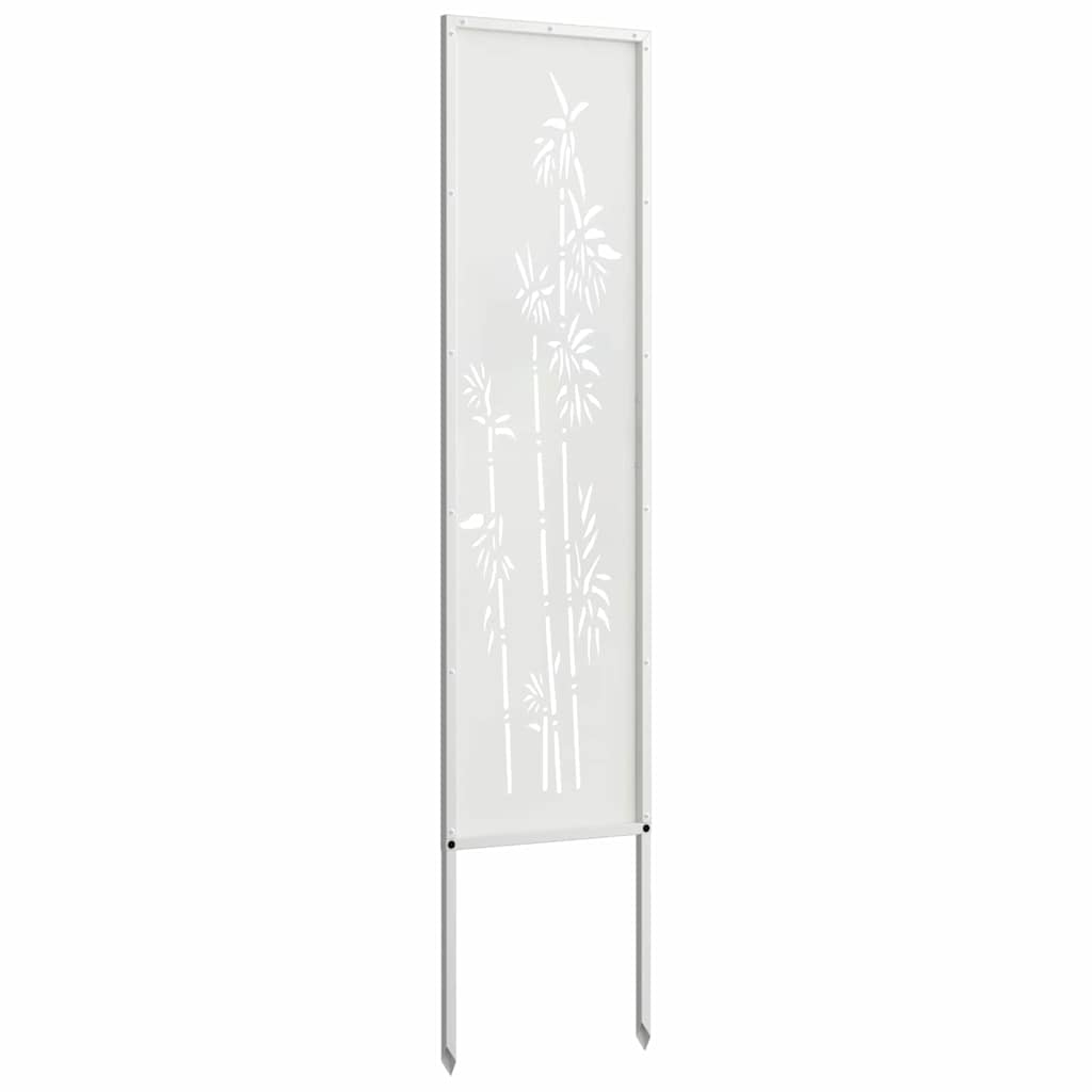 Écran de confidentialité de jardin Floral Blanc 32 x 140 cm - XIOS