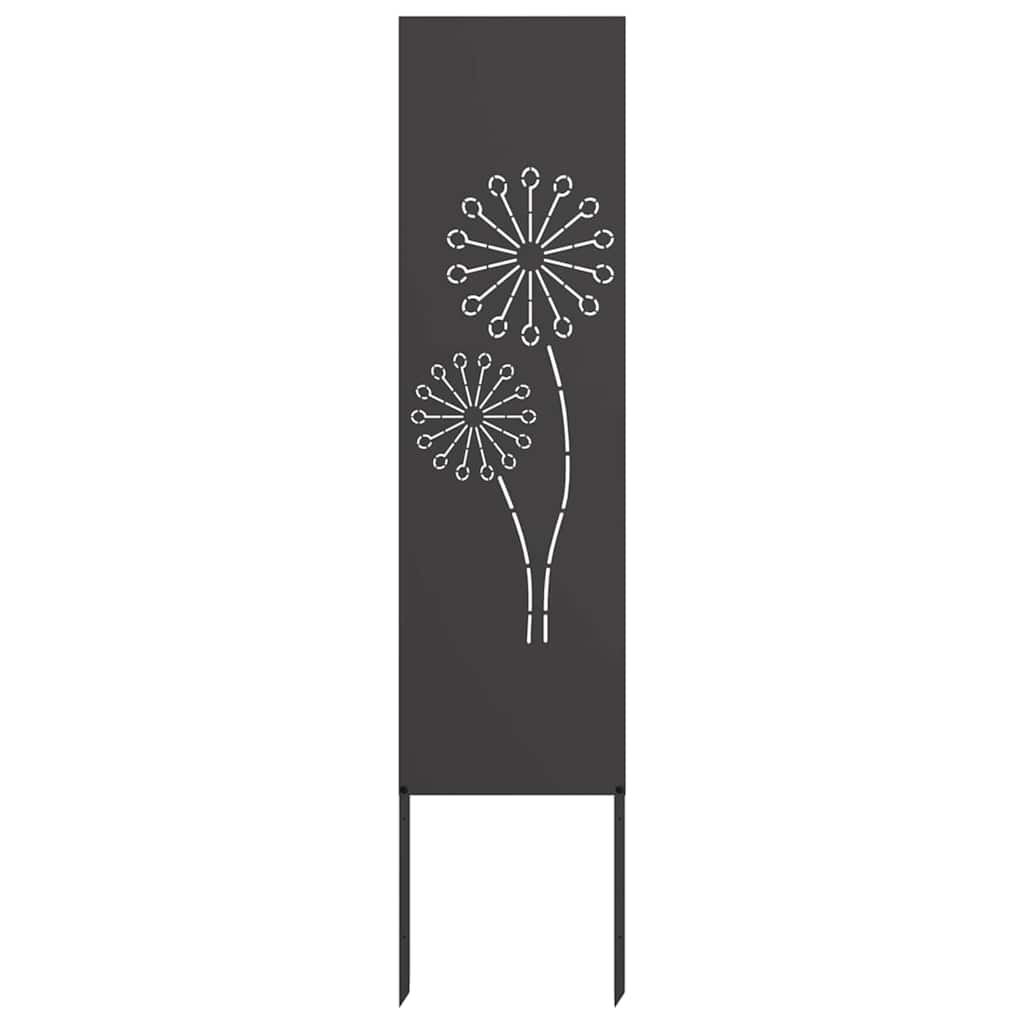 Écran de confidentialité de jardin Fretwork Noir 32 x 140 cm XIOS
