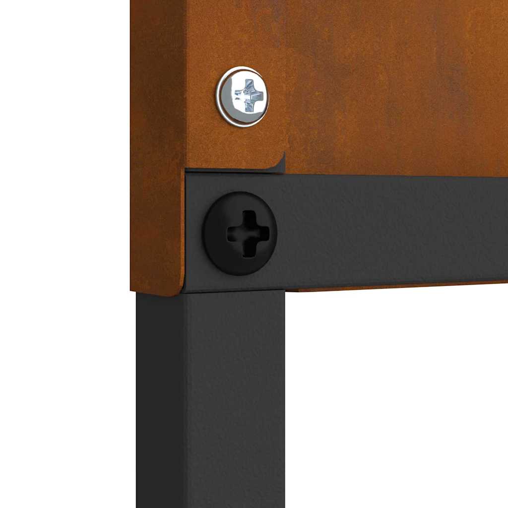 Écran de confidentialité de jardin Fretwork Rouillé 32 x 140 cm - XIOS