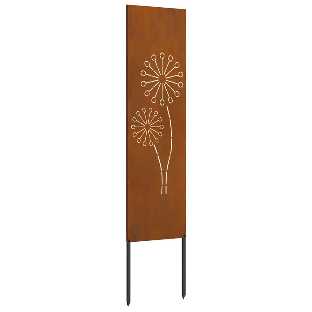Écran de confidentialité de jardin Fretwork Rouillé 32 x 140 cm - XIOS