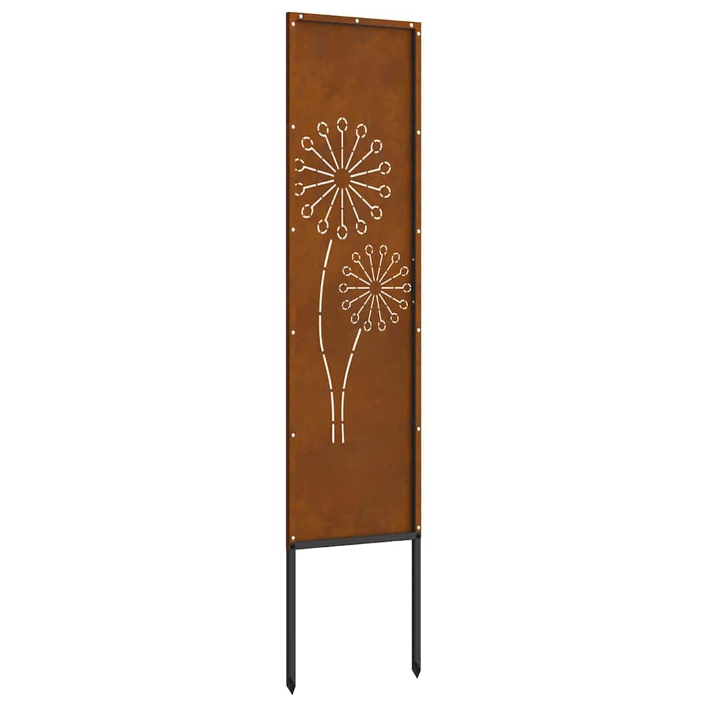 Écran de confidentialité de jardin Fretwork Rouillé 32 x 140 cm - XIOS