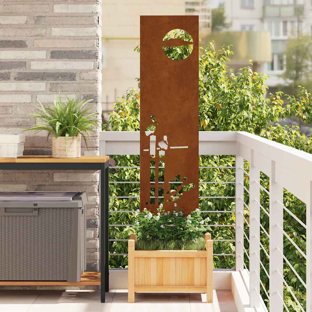 Panneau décoratif de jardin Autre Rouillé 32 x 140 cm - XIOS