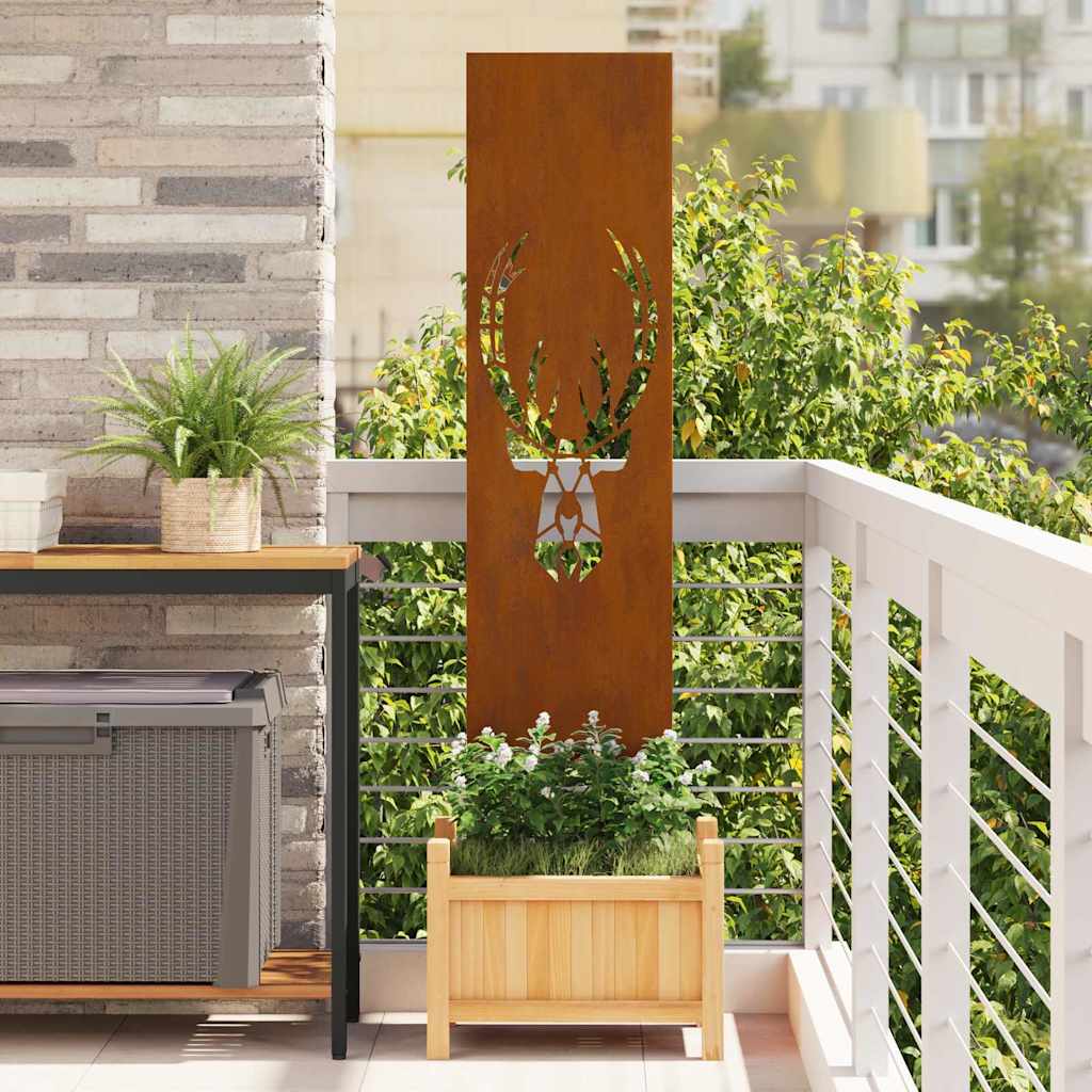 Panneau décoratif de jardin Rouillé 32 x 140 cm - XIOS
