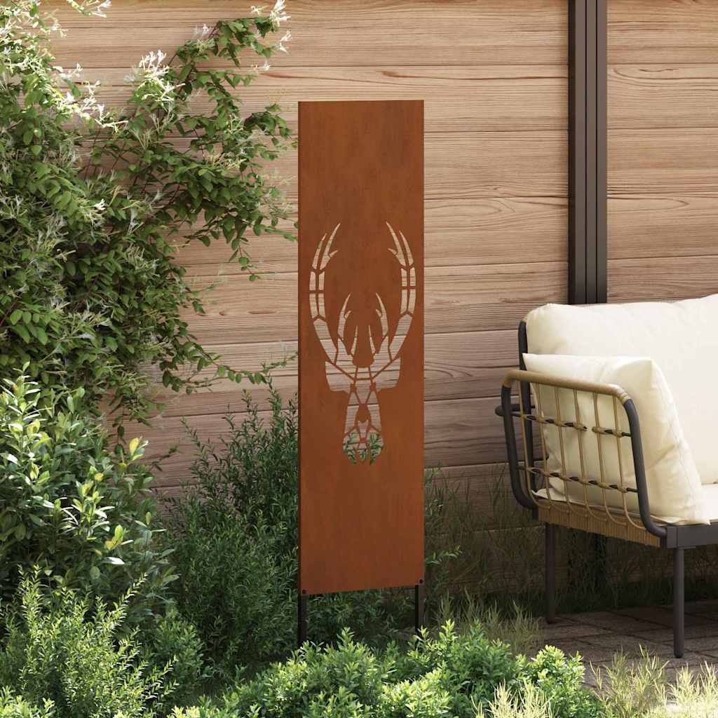 Panneau décoratif de jardin Rouillé 32 x 140 cm - XIOS