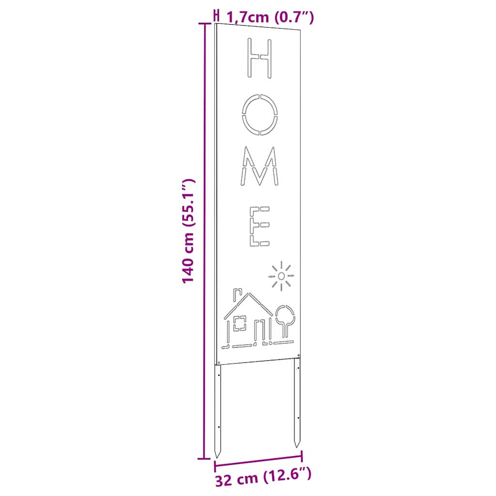 Écran de confidentialité de jardin Fretwork Argent 32 x 140 cm - XIOS