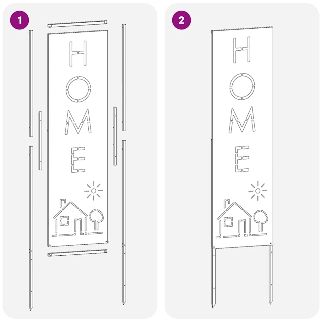 Écran de confidentialité de jardin Fretwork Argent 32 x 140 cm - XIOS