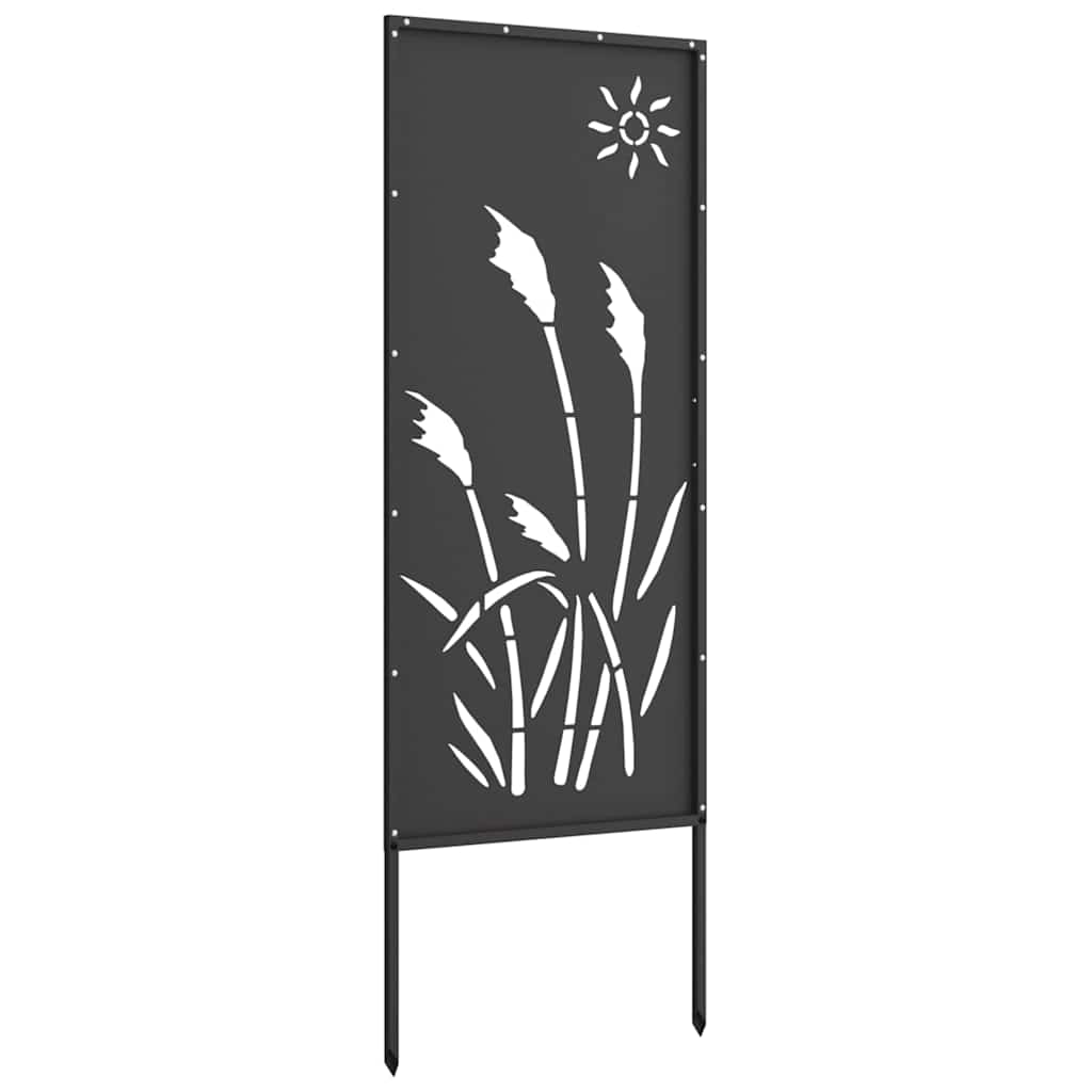 Écran de confidentialité de jardin Fretwork Noir 50 x 140 cm - XIOS