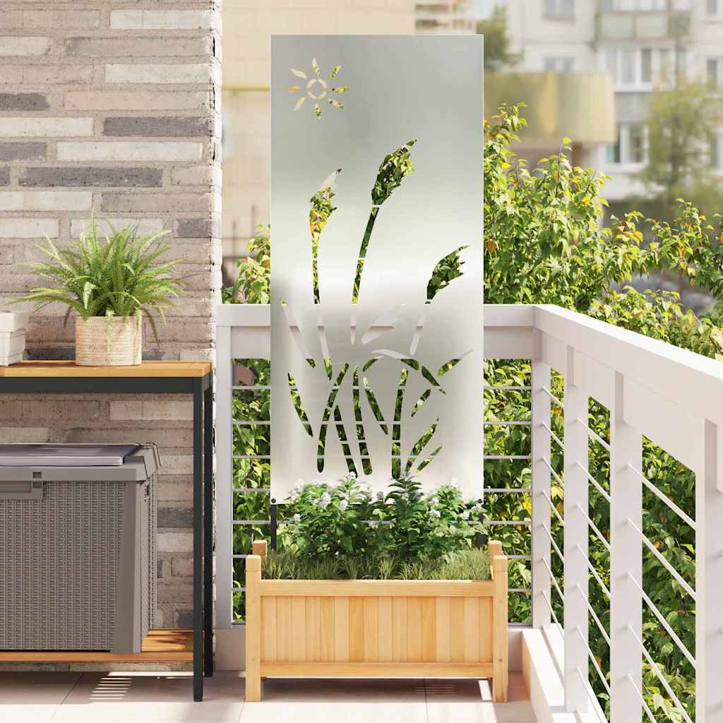 Écran de confidentialité de jardin Fretwork Argent 50 x 140 cm - XIOS