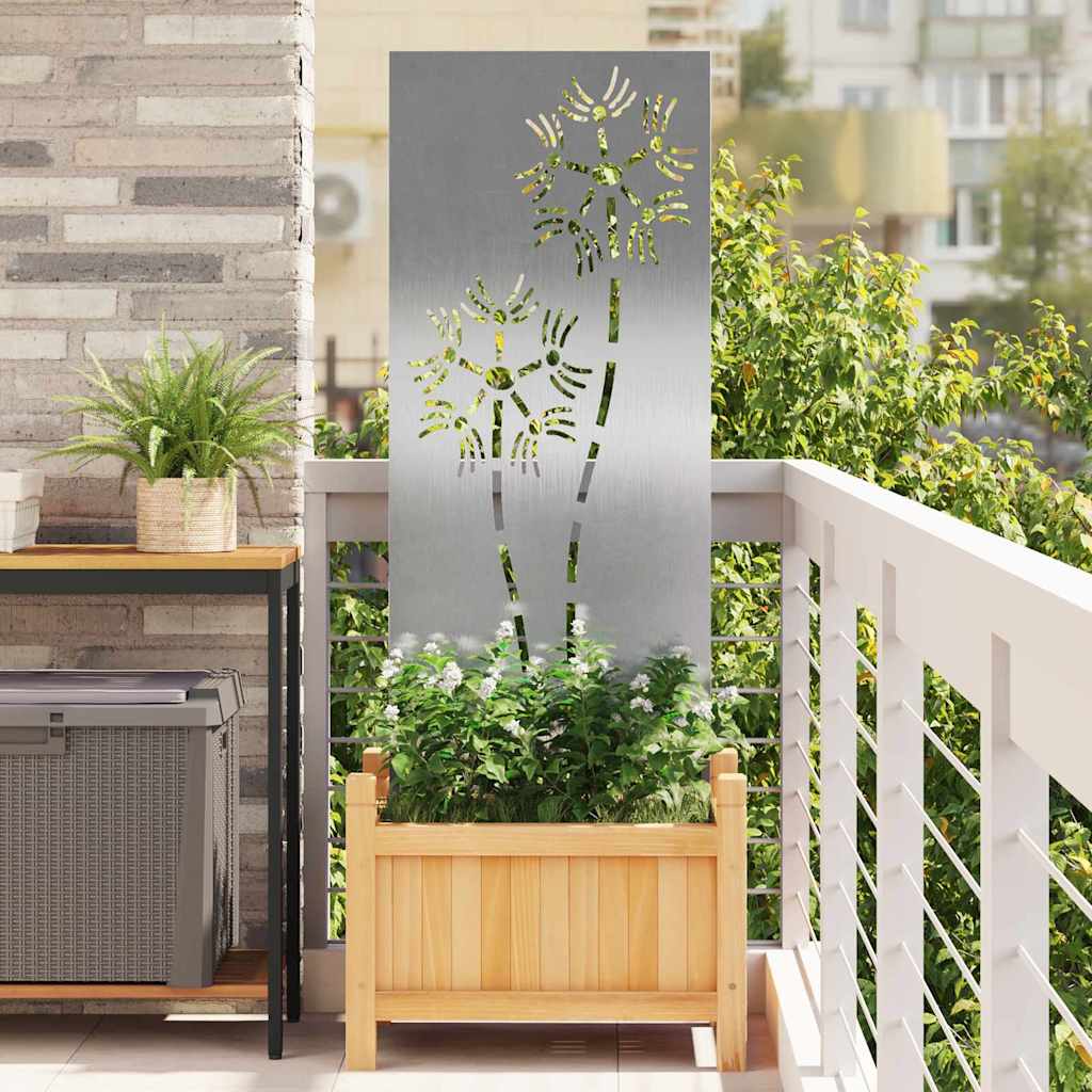 Écran de confidentialité de jardin Fretwork Argent 50 x 140 cm - XIOS