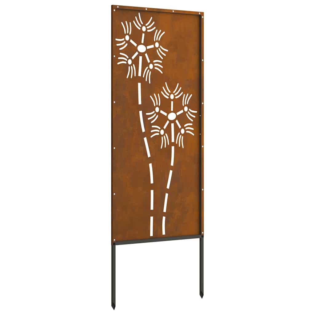 Écran de confidentialité de jardin Fretwork Rouillé 50 x 140 cm - XIOS