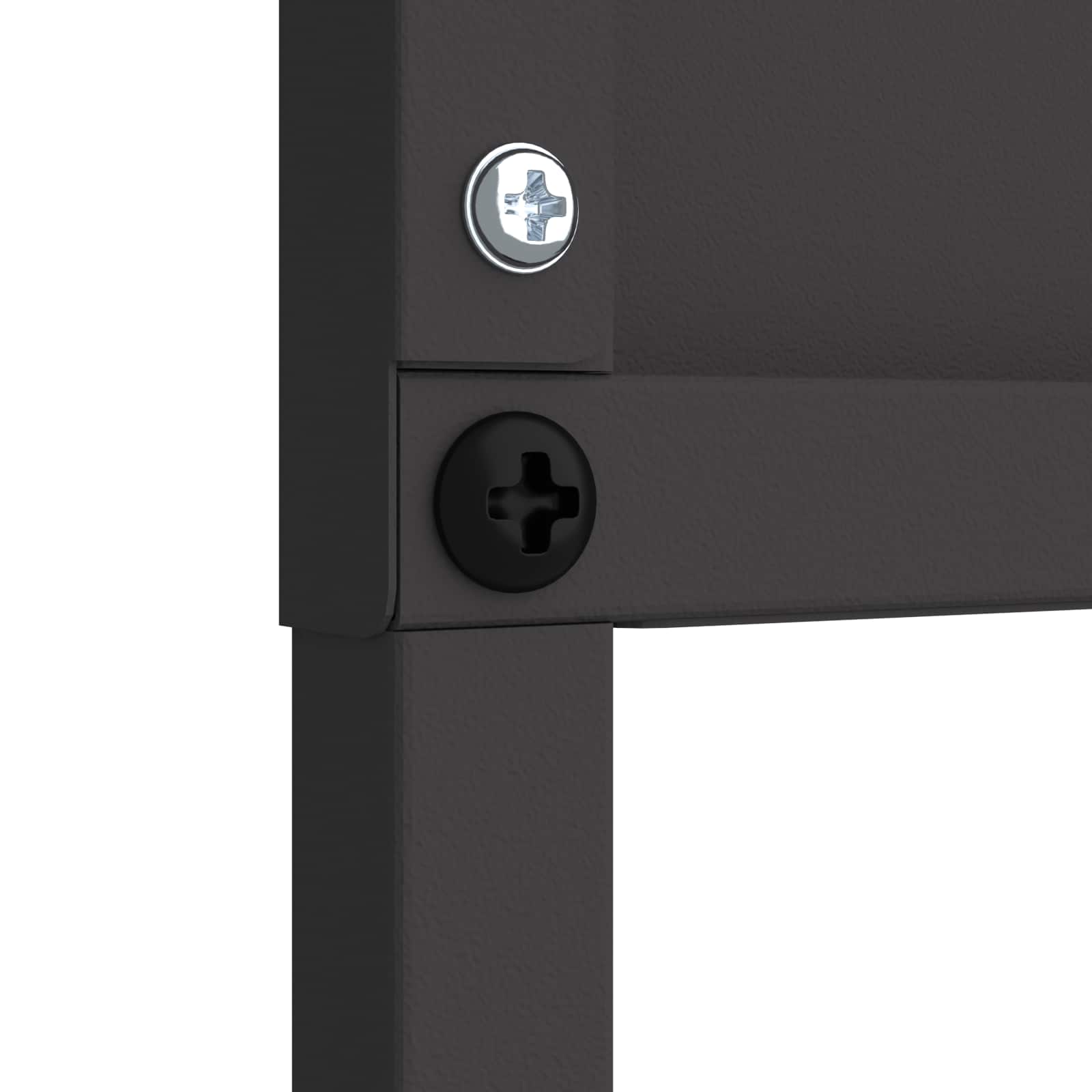 Écran de confidentialité de jardin Fretwork Noir 50 x 140 cm - XIOS