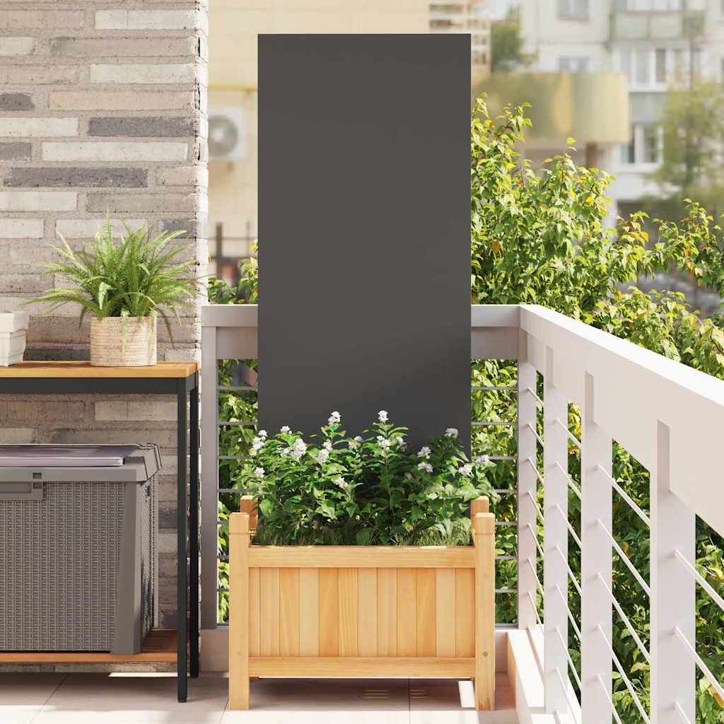 Écran de confidentialité de jardin Fretwork Noir 50 x 140 cm - XIOS