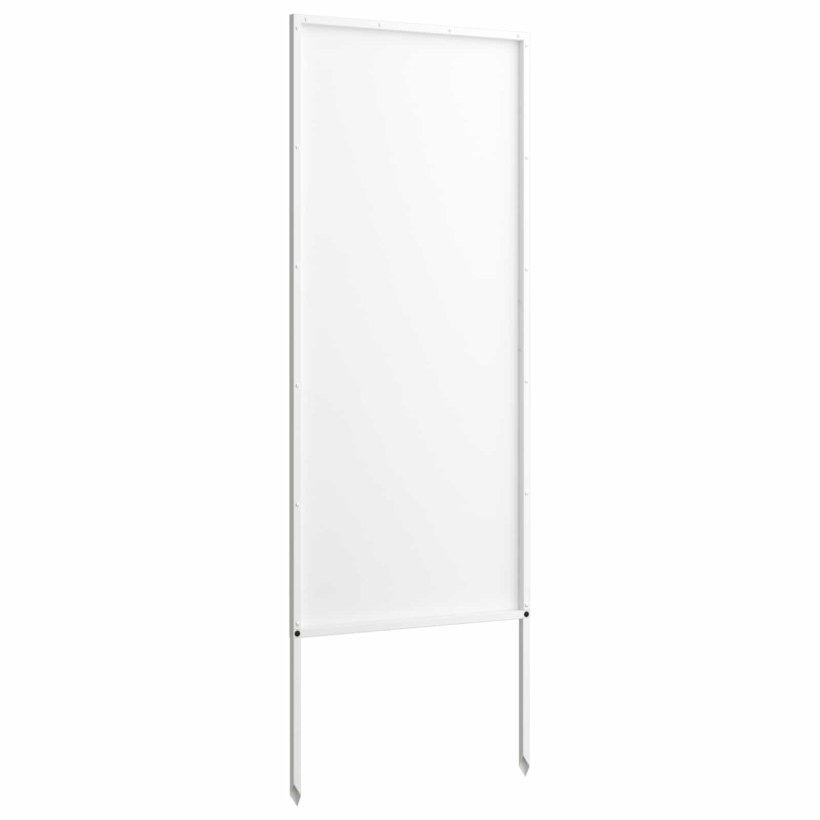 Écran de confidentialité de jardin Fretwork Blanc 50 x 140 cm